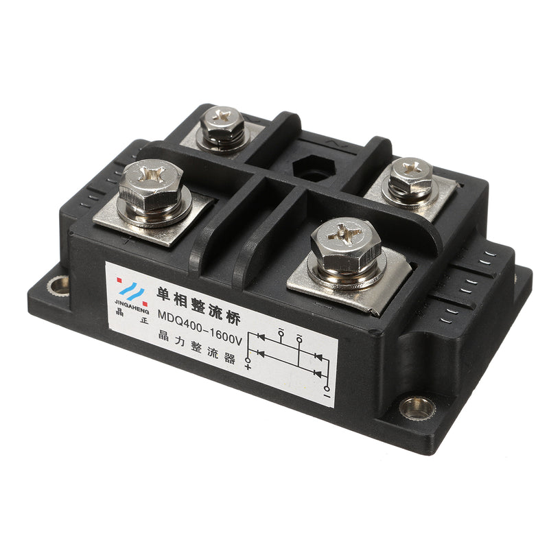 MDQ 400A Amp 1600V Power Single Phase Diode Metal Case Bridge Rectifier 4 Pins