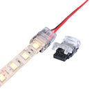 2pin 8mm 10mm Wire Connector for Waterproof 5050 5630 Single Color LED Flexible Strip Light
