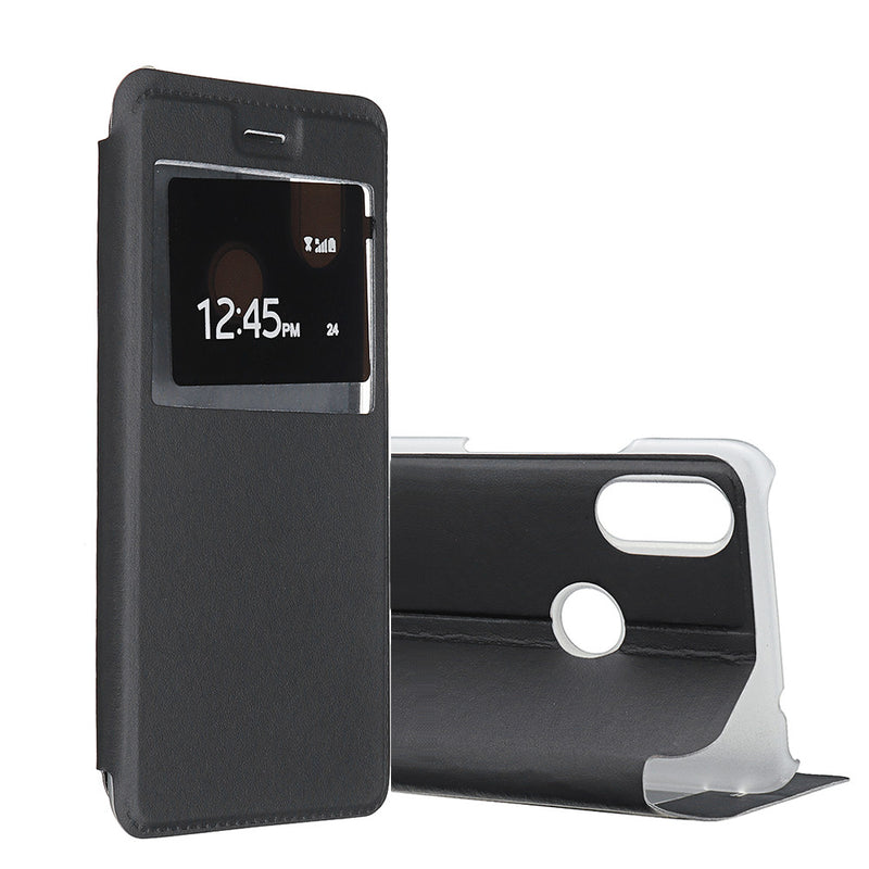 Bakeey Flip With Window Shockproof PU Leather Full Body Cover Protective Case for Xiaomi Redmi 7/ Redmi Y3