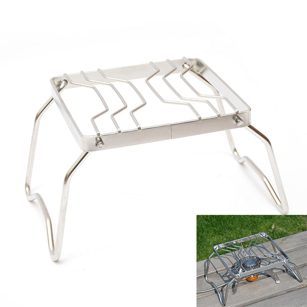 Outdoor Stainless Steel BBQ Grill Cooking Stove Folding High Stability Heat-resistant Durable