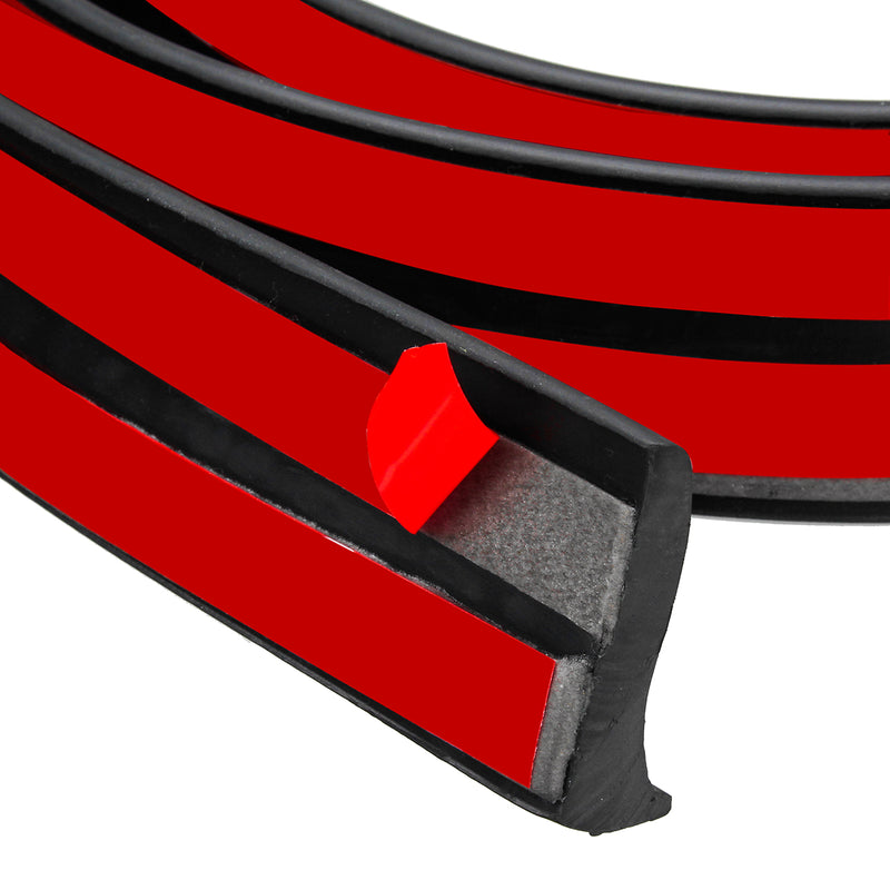 4.9ft Universal Black Car Auto Rear Roof Trunk Spoiler Wing Lip Sticker Kit