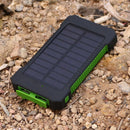 Bakeey F5 10000mAh Solar Panel LED Dual USB Ports DIY Power Bank Case Battery Charger Kits Box