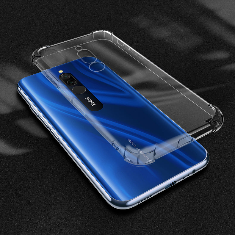 For Xiaomi Redmi 8 Case Bakeey Air Bag Shockproof Transparent Non-Yellow Soft TPU Protective Case