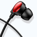 USAMS EP-40 3.5mm Wired Control Earphone In-ear Stereo Heavy Bass Earbuds Headphone with Mic for iPhone Xiaomi Huawei