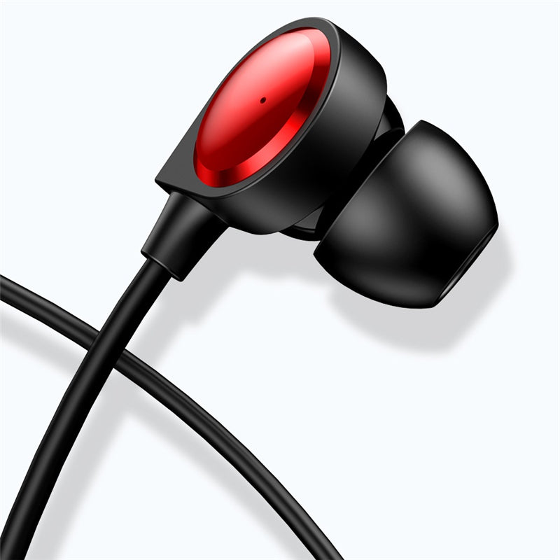 USAMS EP-40 3.5mm Wired Control Earphone In-ear Stereo Heavy Bass Earbuds Headphone with Mic for iPhone Xiaomi Huawei