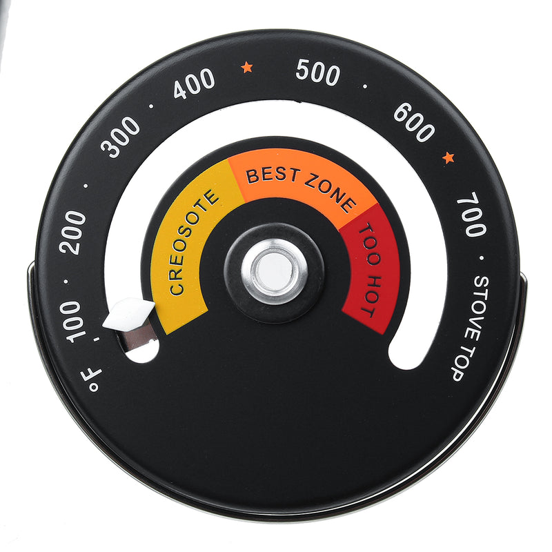 500 900 Heat Temperature Gauge Thermometer For Log Burning Fireplace Stove Fan