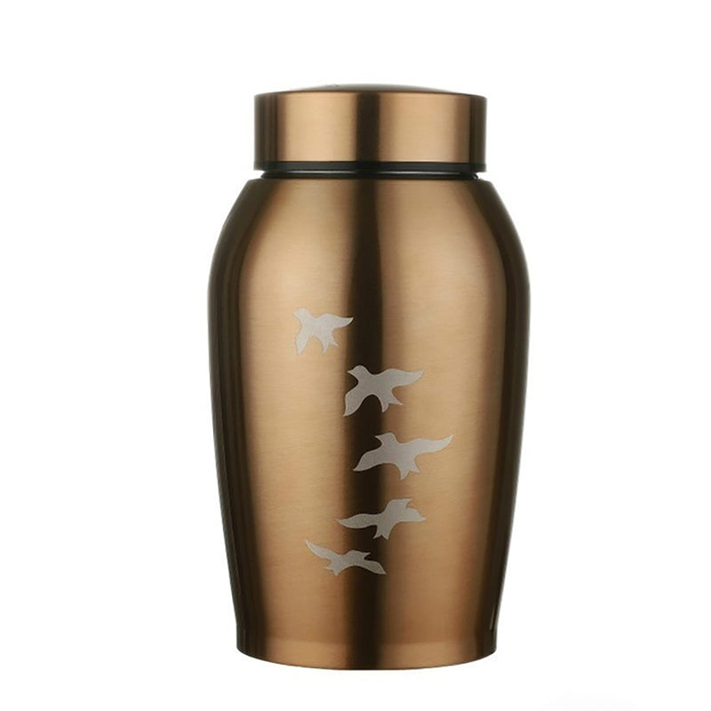 Stainless Steel Memorials Urns Pet Dog Cat Birds Mouse Cremation Ashes Urn