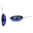 Blue Diamond Pan Toxin Free Ceramic Pan Nonstick Metal Utensil Open Frying Pan Non-stick Pot 20/24CM