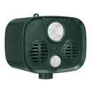 15-75KHZ Animal Repeller Solar Powered Waterproof PIR Sensor USB Solar Alarm Repeller