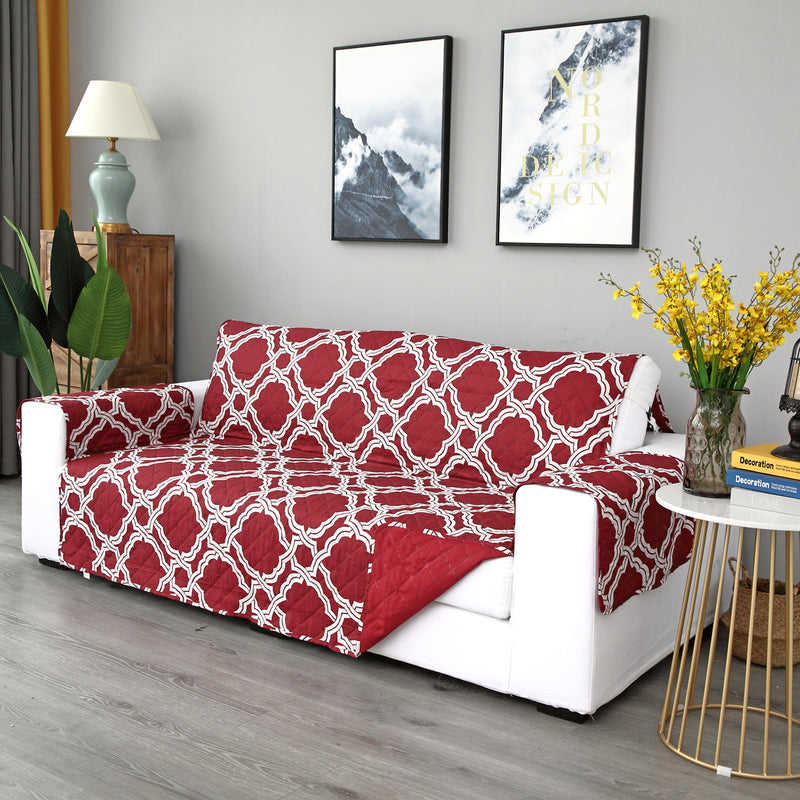 Waterproof Seat Printing Pet Sofa Couch Protective Chair Covers Removable W/Strap