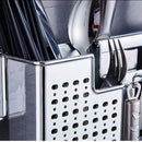 Stainless Steel Kitchen Storage Pot Shovel Holder Suction Cup Wall-mounted Chopsticks Drain Kitchen Utensils Storage Rack Shelf Rack