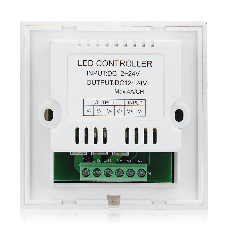 DC 12V/24V Sensitive Touch Switch Panel LED Light Dimmer Controller Wall Mounted Switch
