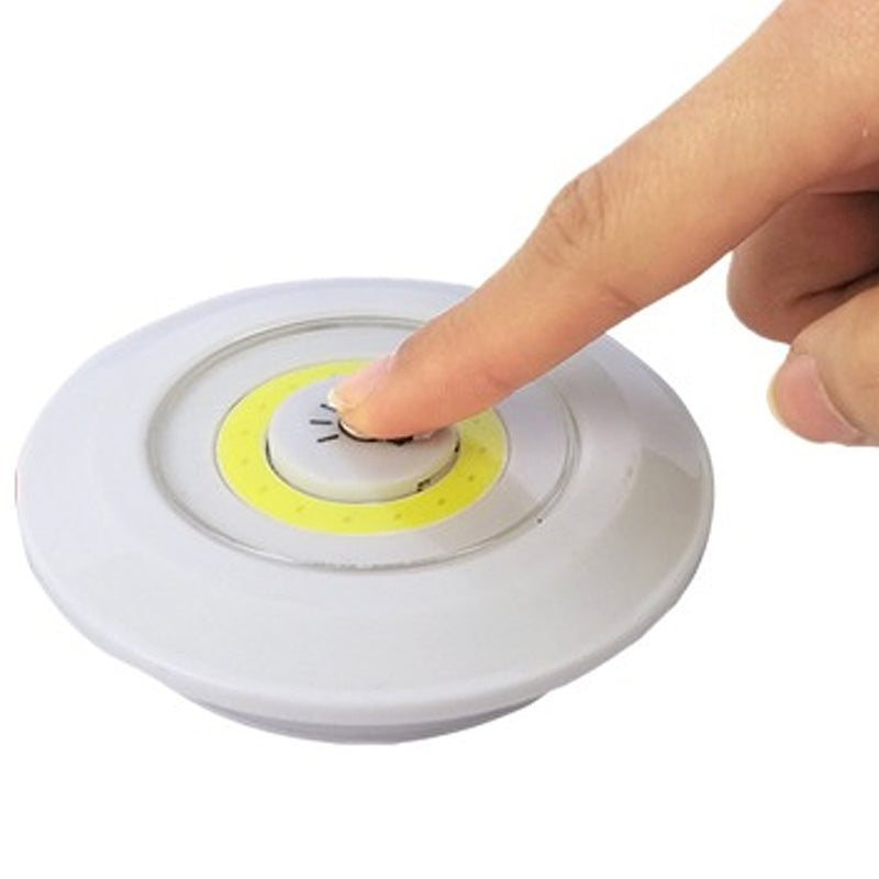 3pcs COB LED Night Light Bedroom Hallway Cabinet Lamp With Wireless Remote Control