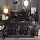 3 PCS Bedding Sets Stone Pattern Simple Style Quilt Cover Pillowcase For Queen Size