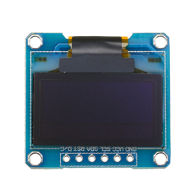 0.96 Inch 6Pin 12864 SPI Blue Yellow OLED Display Module For