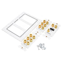 Home Theater 7.1 Surround Sound Speaker Sound Box Wall Plate HD Audio Banana