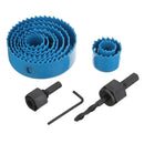 Drillpro 12pcs 19-76mm Hole Saw Cutter Drill Bit Kit Hole Drill Woodworking Tool