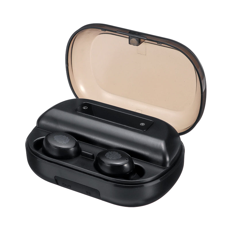 Mini Portable Wireless bluetooth 5.0 Earphone LED Display Stereo 4000mAh Power Bank Earbuds Bilateral Call Headphone