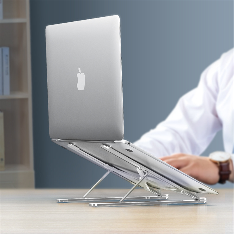 SSKY P4 Laptop Stand Bracket Cooling Pad Portable Aluminum Alloy Cooler with Storage Bag Adjustable Bracket Universal Stand for 14-17.3 Inch Laptops