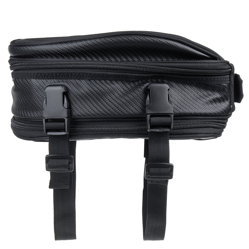 Waterproof Motorcycle Motorbike Reflective Rear Seat Saddlebags Helmet Luggage Storage Bag