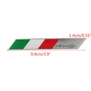 Aluminum Car Decal Stickers Italy National Flag Fender/Trunk Emblem Badge Fits Alfa Ro meo FIAT