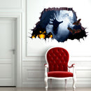 Miico 1101 Halloween Sticker Horror Hand Sticker Wall Sticker Halloween Decoration