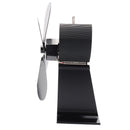 4 Blades Heat Powered Stove Fan For Ultra Quiet Log Wood Burner Fireplace Home Eco Fan