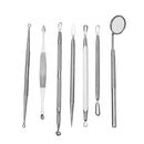 Y.F.M 7Pcs Stainless Steel Multipurpose Blackhead Acne Comedones Remover Extractor Tool Set Kit