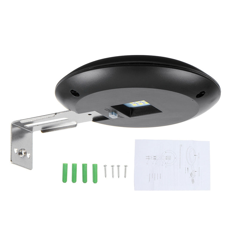 Solar Powered LED Round Gutter Sink light Waterproof Durable Outdoor Fence Lamp