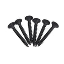 Suleve M3.5CP4 700Pcs M3.5 Cross Black Recessed Flat Head Self Tapping Ash Phosphorus Drywall Metric Threaded Wood Screw Nail Bolt