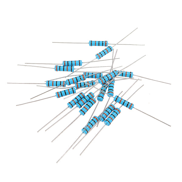 20pcs 2W 300KR Metal Film Resistor Resistance 1% 300K ohm Resistor