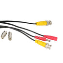 Hiseeu 59ft 18m BNC+DC 2-in-1 12V CCTV Cable for Analog AHD CVI CCTV Camera DVR Kit Video Power Cable