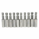 10pcs Socket Drill Bit Holder Hex Shank Magnetic Extension for Screwdriver
