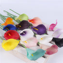 Natural Real Touch Flower Bouquet Calla Lily Wedding Home Fake Flower For  Home Party Decorations