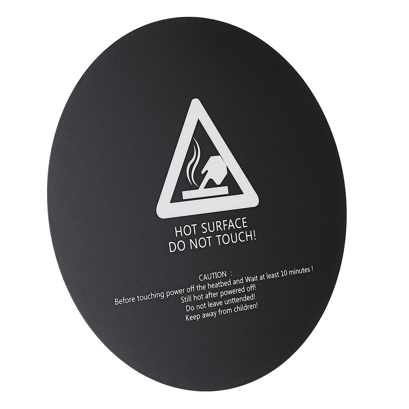 300*300mm Round Scrub Heated Bed Platform Sticker with Adhesive Backing For 3D Printer