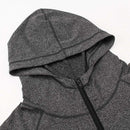 Men Fitness Running Training Sports Jacket Long-sleeved Zipper Casual Hoodie Quick-drying Coat