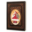 European Retro 3D Embossed PU Notebook Santa Claus King Alexander Little Girl Pattern A5 Notepad