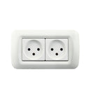 Dixinge Israel Standard Power Dual Socket Israel Type Wall Socket Power Outlet 16A 250V Power Outlet