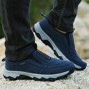 Men Soft Slip On Comfortable Wear Resistance Outsole Outdoor Hiking Casual Sneakers Shoes