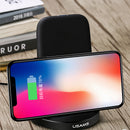 USAMS 10W Qi Standard Wireless Fast Charger Stand Dock for Samsung Galaxy S8 Note 8 iPhone 8 Plus X
