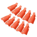 10pcs UV Gel Polish Remover Clips Caps Nail Cleaner Manicure Tools