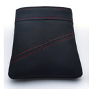 Leather Car Air Vent Storage Bag Phone Holder Sundries Storage Bucket Hanging Pocket Pouch