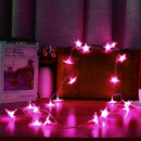 KCASA 3M 30 LED Frosting Star String Lights LED Fairy Lights for Festival Christmas Halloween