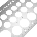 200x90mm Number Shape Metal Masking Sheet Cover Paper Cutting Template Modeling Tool