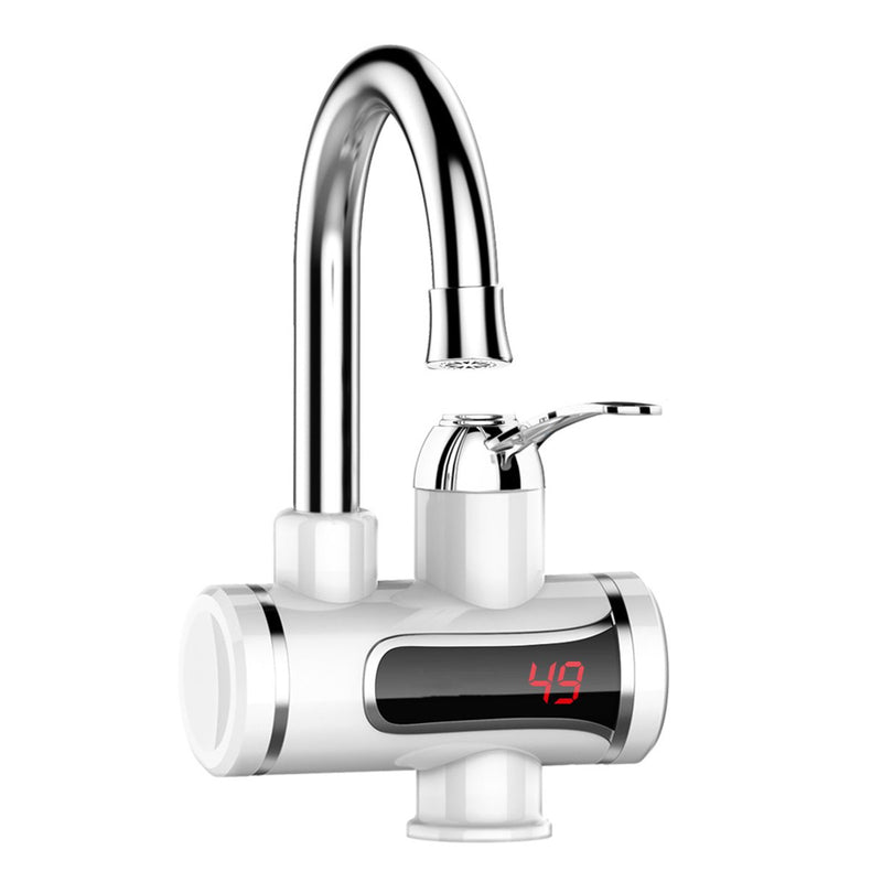 360 Electric Faucet 3s Fast Instant Heater Tap Kitchen Bathroom Hot Cold Tap