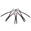 13 Inch Ring Steel Snap Pliers Internal/ External/ Straight/ Bent Long Grip Tool Kit