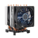 3Pin Six Copper Heat Pipes Blue Backlit CPU Cooling Fan for  Intel 775 1150 1151 AMD