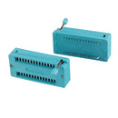 2pcs IC Lock Seat Zif Socket Test Universal zif Sockets 28Pin Wide