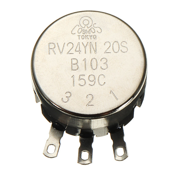 10pcs RV24YN20S B103 10K Single Ring Carbon Film Potentiometer 2W 20000rpm