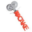 I LOVE CAKE Series Stainless Steel Knife Multi-Round Pizza Knife Two-Way Pizza Knife